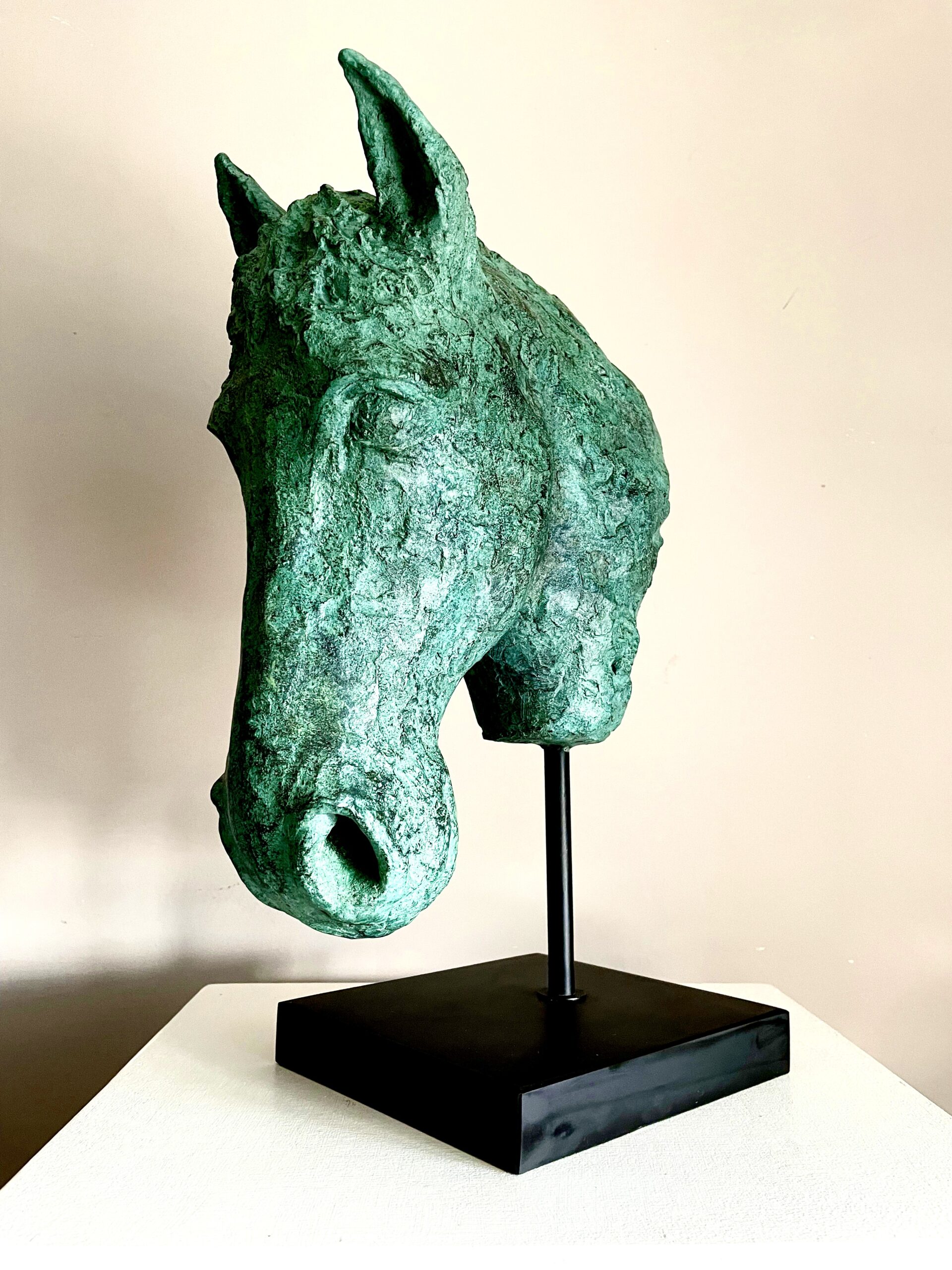 Bailey — commissioned horse head sculpture
