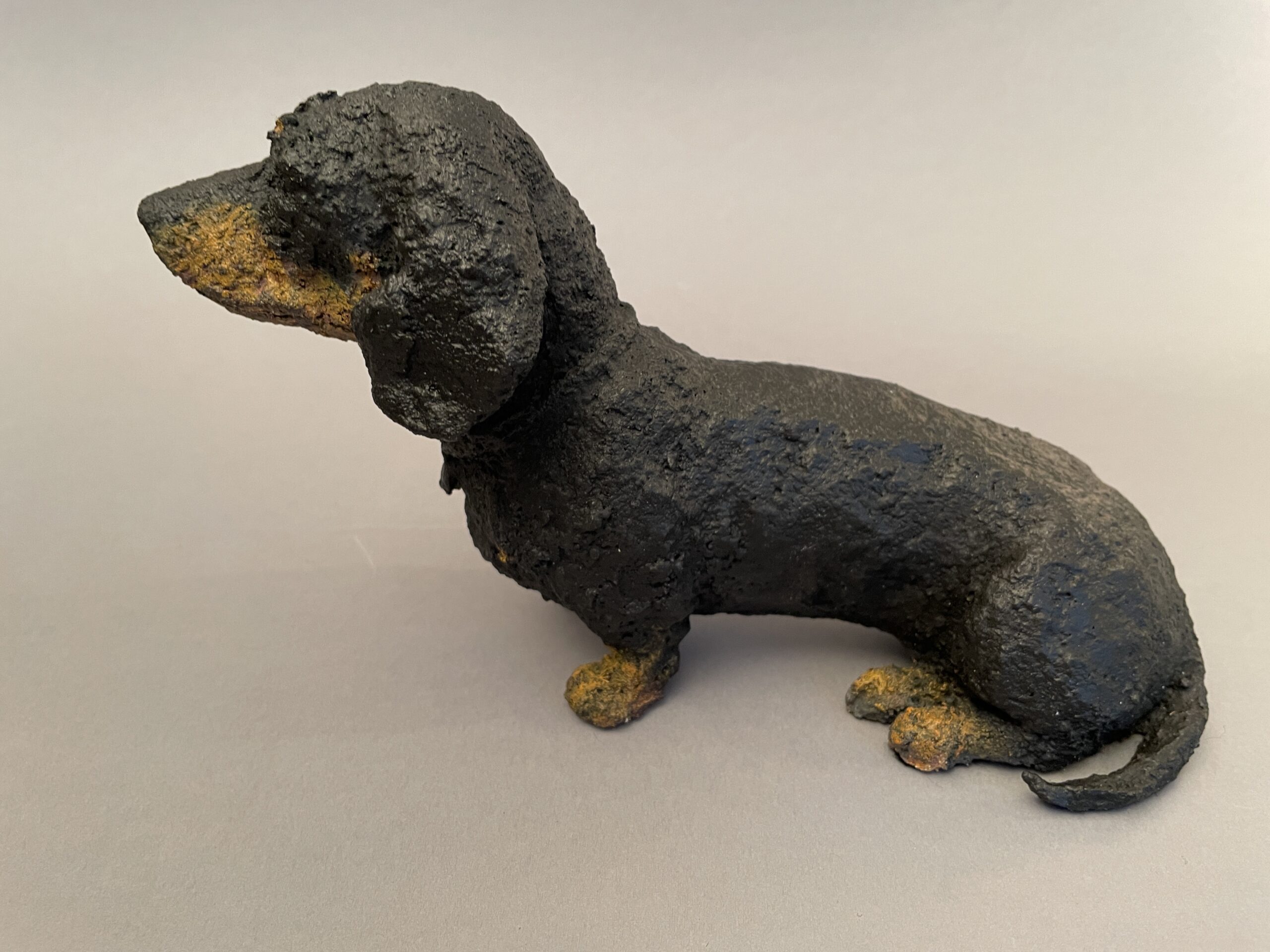 Pickles — commissioned dog sculpture