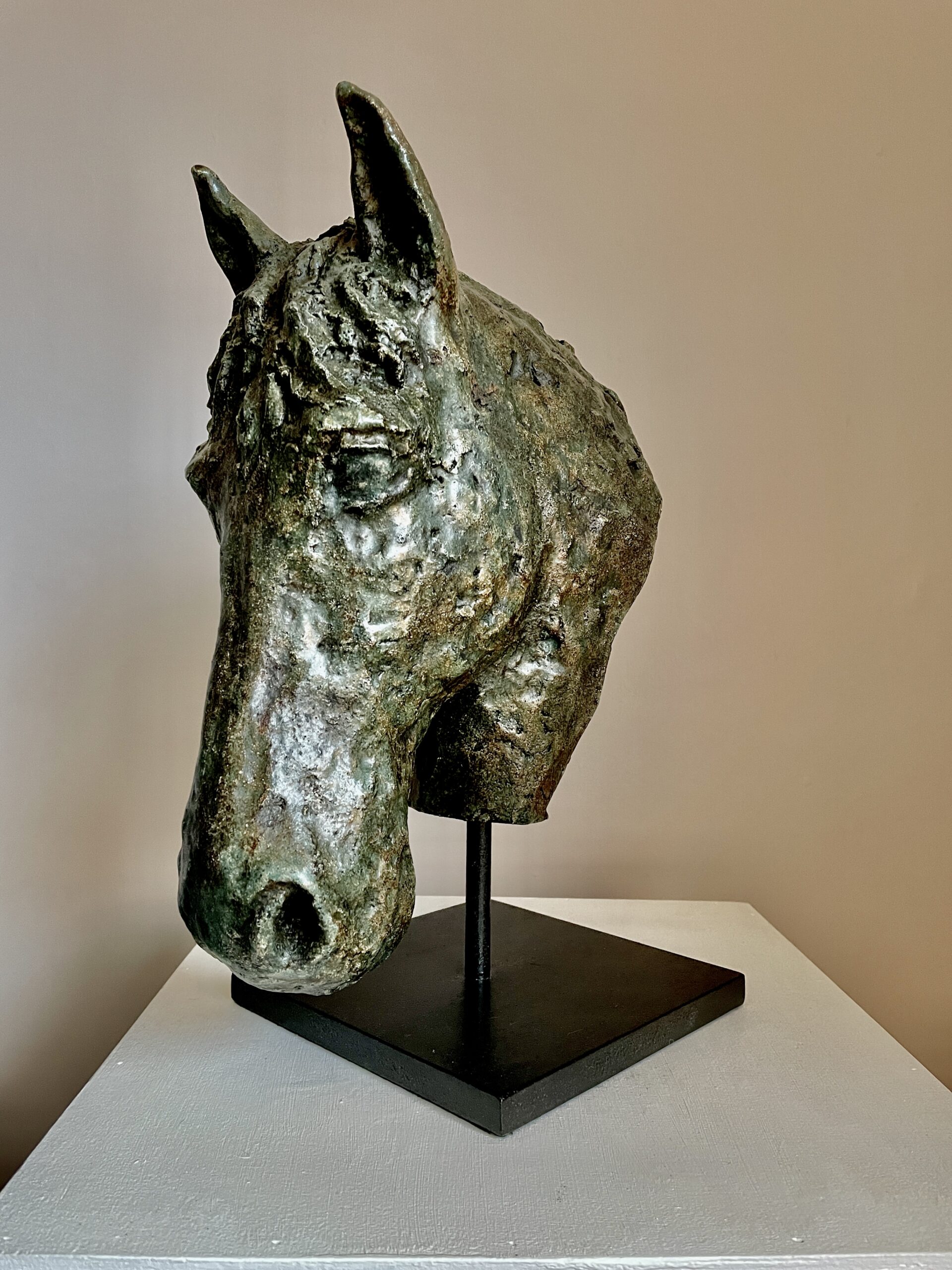 Sculpture work in the studio